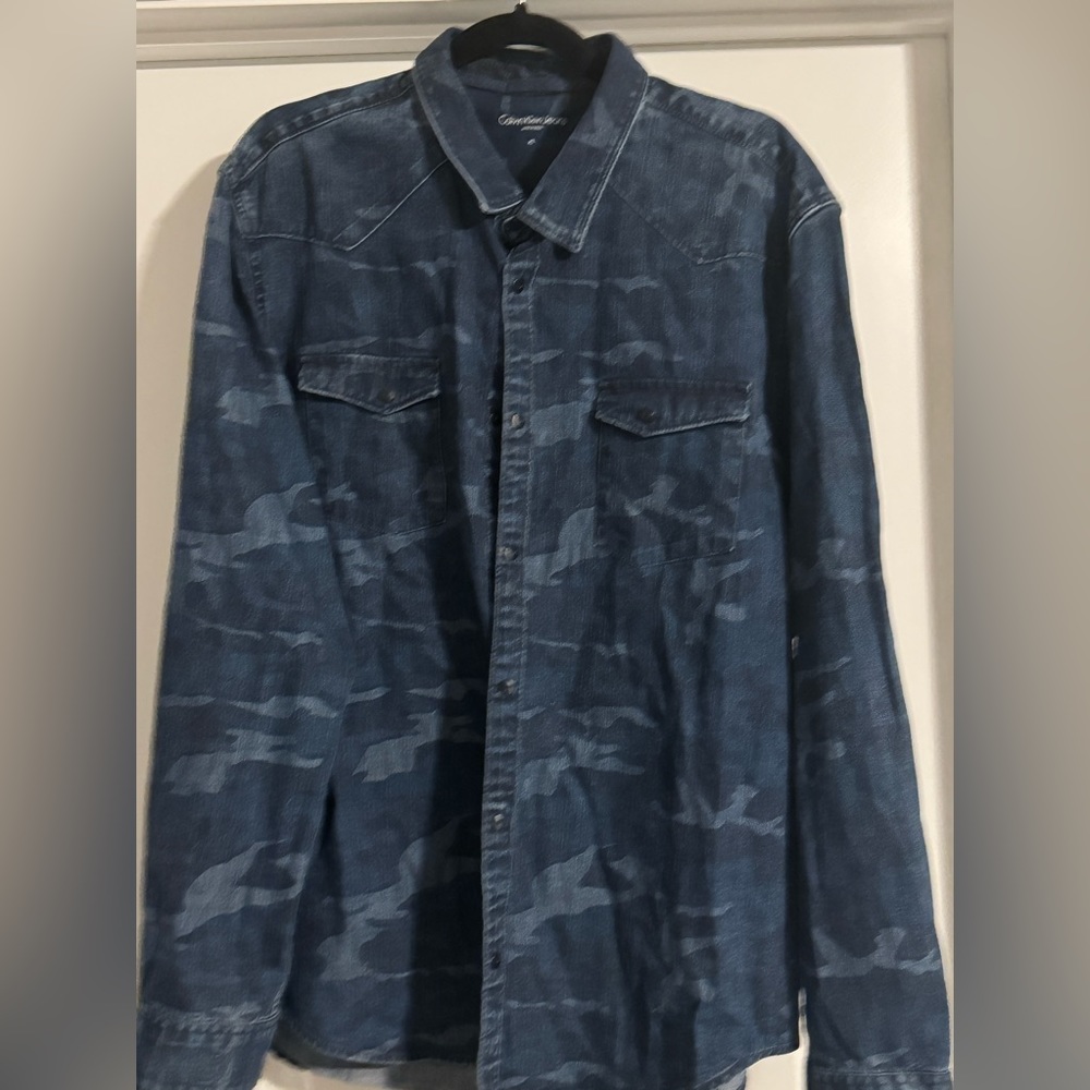 Calvin Klein denim camo